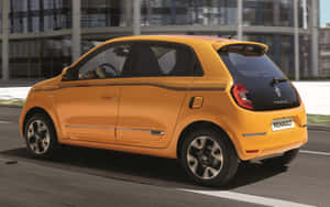 Renault Twingo Orange Motion Wallpaper