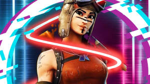 Renegade Raider Fortnite Shrapnel Headhunter Wallpaper