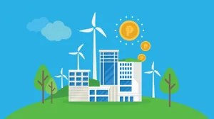 Renewable Green Technology Sustainable Energy Concept Wallpaper