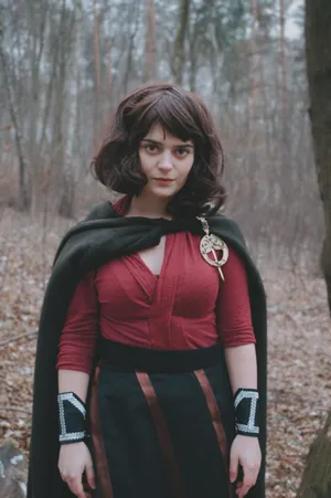 Renfri Cosplayin Forest Wallpaper