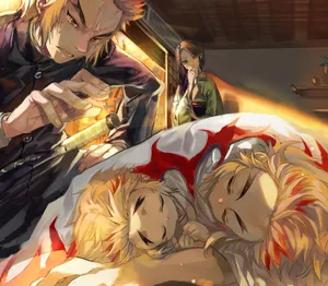 Rengoku Brothers Final Moments Wallpaper