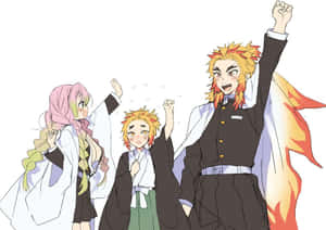 Rengoku Family Celebration Wallpaper