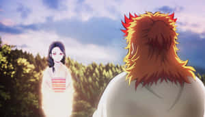 Rengoku Final Moment With Mother Wallpaper