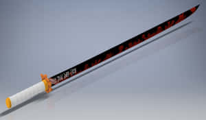 Rengoku Kyojuro Wielding His Flaming Sword In Demon Slayer Wallpaper