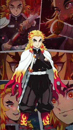 Rengoku, The Flame Hashira - Aesthetic Wallpaper Wallpaper