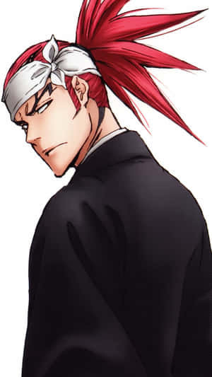 Renji Abarai, The Leader Of The Crimson Squad In Bleach Wallpaper