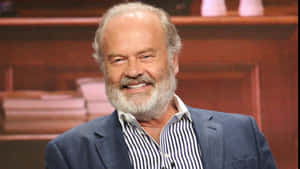 Renowned Actor Kelsey Grammer Posing For A Shoot Wallpaper