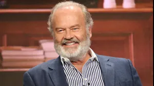 Renowned Actor Kelsey Grammer Posing For A Shoot Wallpaper