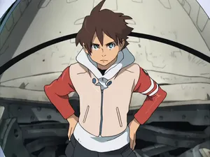 Renton Thurston, Legendary Protagonist Of Eureka Seven Wallpaper