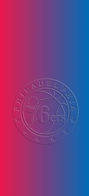 Rep Philadelphia With This Sleek Official Nba Philadelphia Sixers Iphone Wallpaper Wallpaper