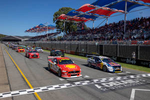 Repco Supercars Motorsport Championship In Adelaide South Australia Wallpaper