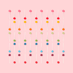 Repetitive Colorful Lollipops [wallpaper] Wallpaper