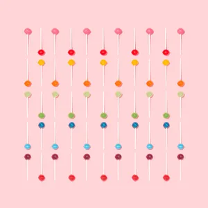 Repetitive Colorful Lollipops [wallpaper] Wallpaper