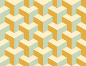 Repetitive Yellow Wall [wallpaper] Wallpaper