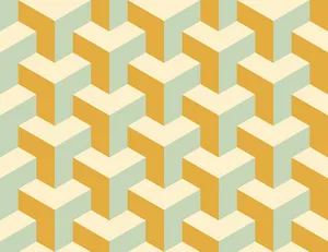 Repetitive Yellow Wall [wallpaper] Wallpaper