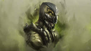 Reptile, The Stealthy And Deadly Warrior From Mortal Kombat Wallpaper