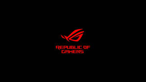Republic Of Gamers Black And Red Gaming Wallpaper