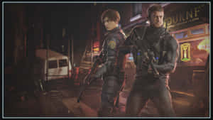 Resident Evil Heroes Readyfor Action Wallpaper