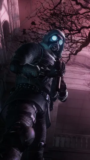 Resident Evil Iphone Soldier Under Tree Wallpaper