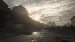 Resident Evil Requiem Atmospheric Scene Wallpaper