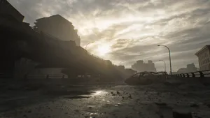 Resident Evil Requiem Atmospheric Scene Wallpaper