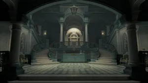 Resident Evil Requiem Mansion Interior Wallpaper