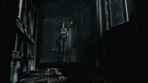 Resident Evil Spencer Mansion Corridor Wallpaper