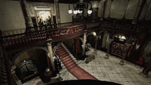 Resident Evil Spencer Mansion Main Hall Wallpaper