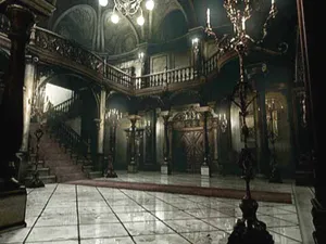 Resident Evil Spencer Mansion Main Hall Wallpaper