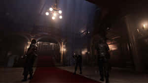 Resident Evil Spencer Mansion Main Hall Wallpaper