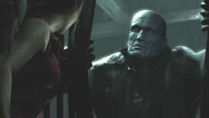 Resident Evil Tyrant Confrontation Wallpaper