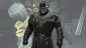 Resident Evil Tyrantand Character Wallpaper