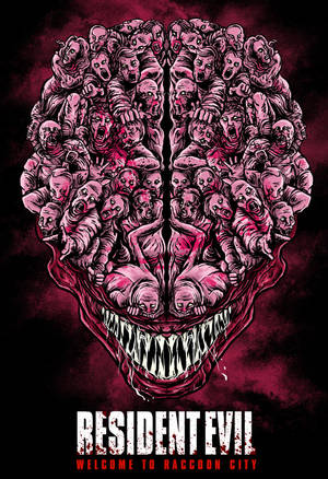 Resident Evil Welcome To Raccoon City Zombie Brain Wallpaper