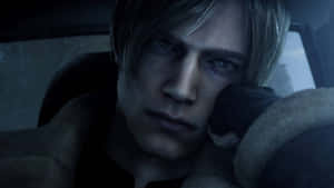 Resident Evil2 Remake Leon Close Up Wallpaper