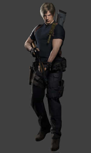 Resident Evil2 Remake Leon Kennedy Wallpaper