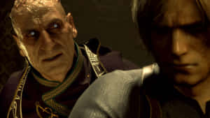 Resident Evil4 Remake Confrontation Wallpaper