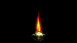 Rest And Replenish At The Iconic Dark Souls Bonfire Wallpaper