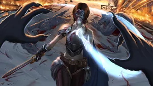 Restless Anime Fanart Wallpaper