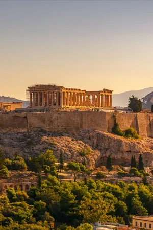 Restored Parthenon In The Acropolis Wallpaper