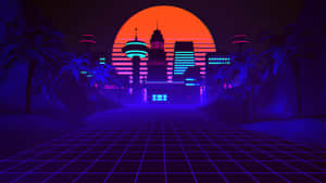 Retro 80s Neon Style Takes You Back Wallpaper