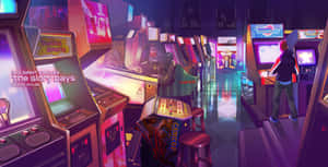 Retro_ Arcade_ Glory_ Days Wallpaper