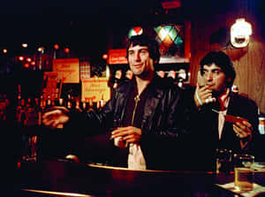 Retro Bar Scene David Proval Wallpaper