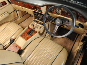 Retro Car With Beige Interior Wallpaper