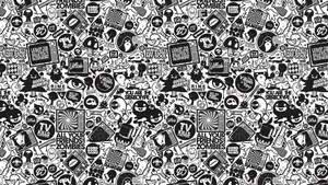 Retro Chic - Monochrome Elegance Wallpaper