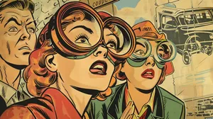 Retro Comic Shockand Awe Wallpaper