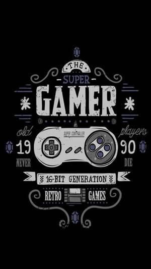 Retro Gamer Android Gaming Wallpaper