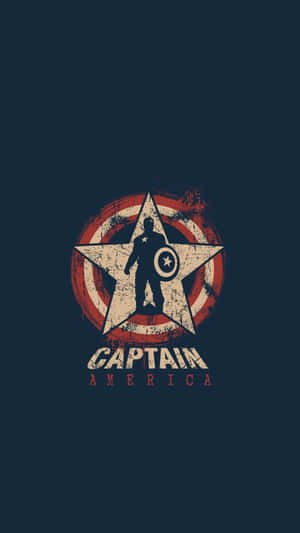 'retro Inspiration: The Iconic Captain America' Wallpaper