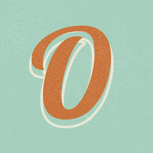 Retro Letter O Wallpaper