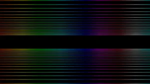 Retro Neon Stripes Background Wallpaper