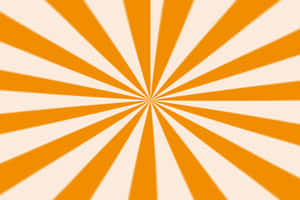 Retro Orange Sunburst Pattern Wallpaper